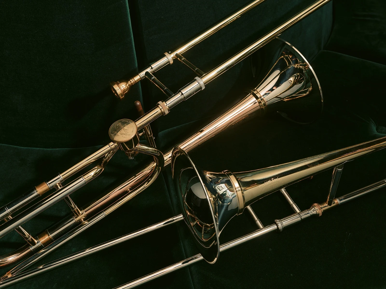 Detalle de un trombón